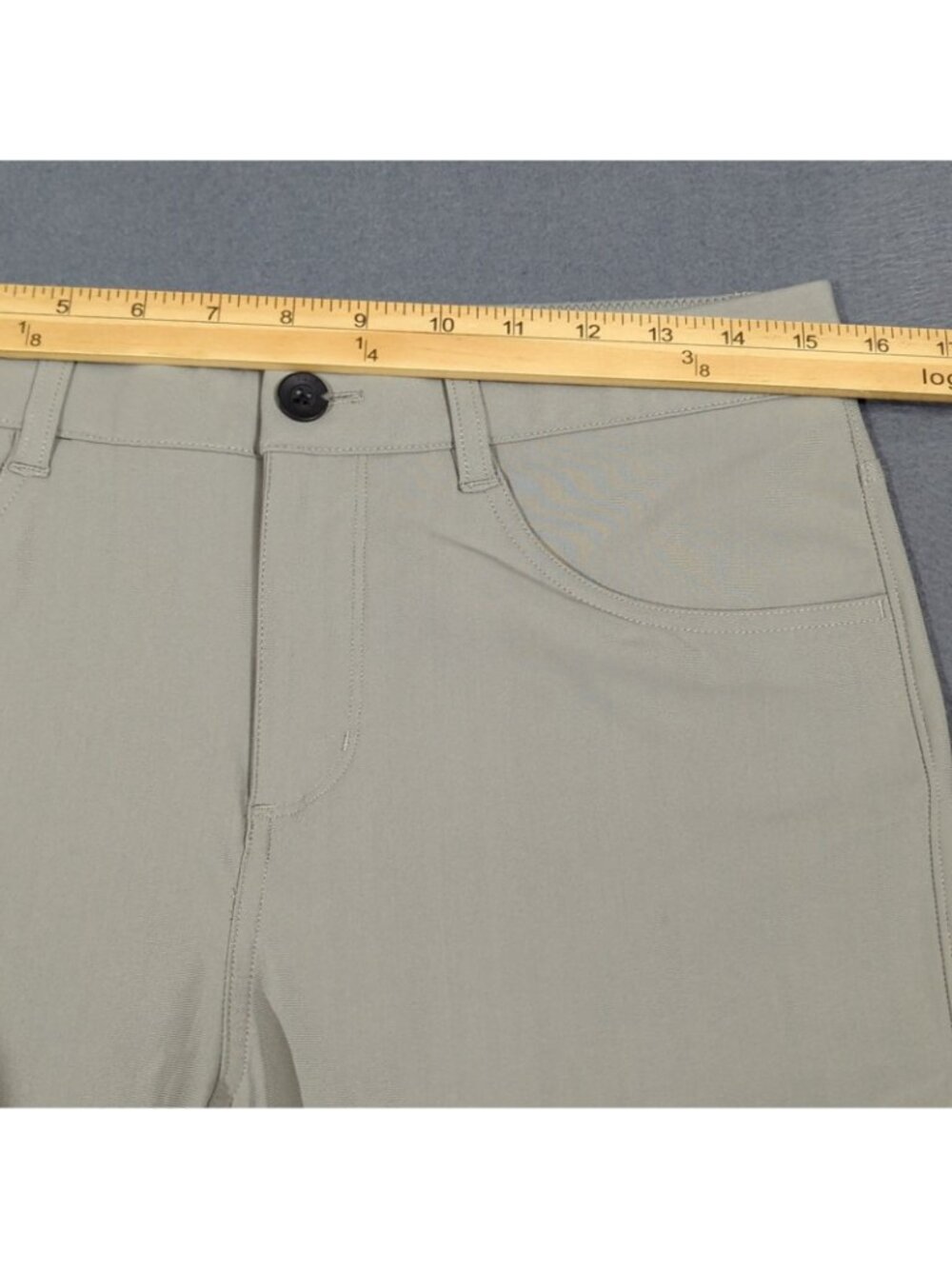 Vuori Meta Pants Men's 30 Gray 5 Pocket Chino Performance Stretch Casual - Picture 6 of 14